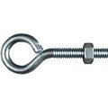 National Mfg/Spectrum Brands Hhi Eye Bolt 1/4", 1.53 in Shank, 0.56 in ID, Steel, Zinc Plated N221-101